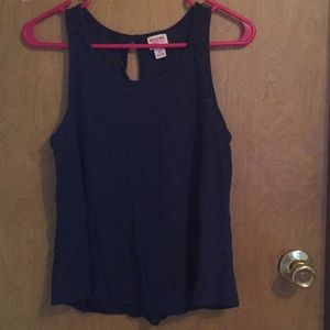 Navy blue tank top